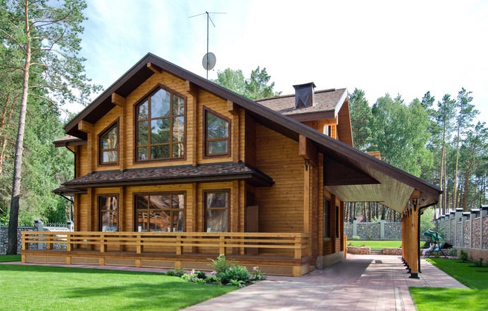 Будинки з дерев'яними конструкціями
